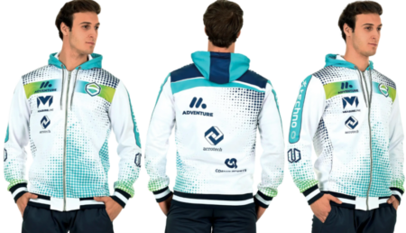 Felpa con ZIP Maschile